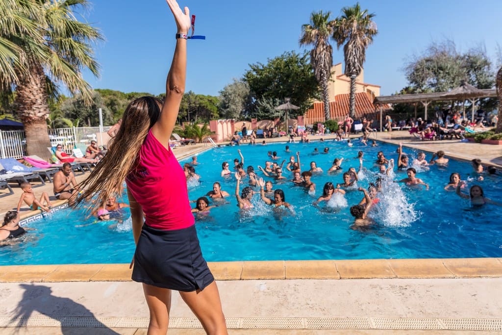 Aquagym avec une animatrice