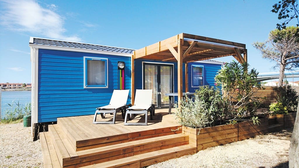 Mobil-home Premium avec grande terrasse bois