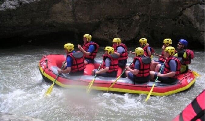 Groupe rafting